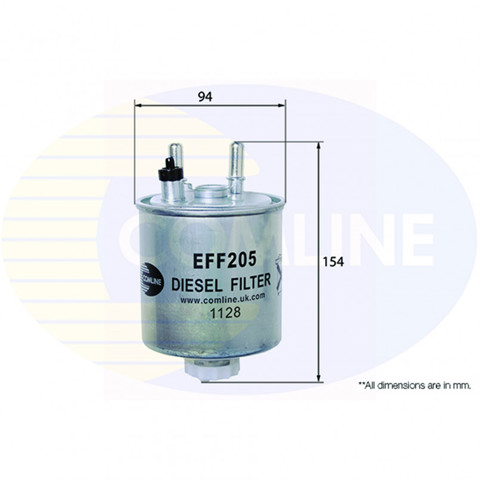 Фільтр тонкого очищення палива EFF205 COMLINE