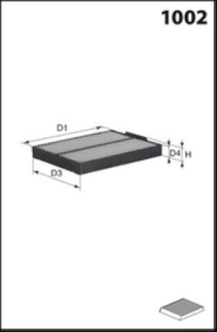 Фільтр пиловий ELR7208 MECAFILTER