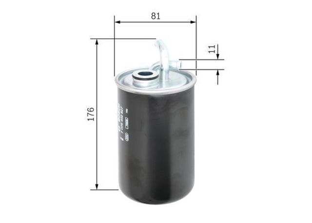 Фільтр палива F026402827 BOSCH