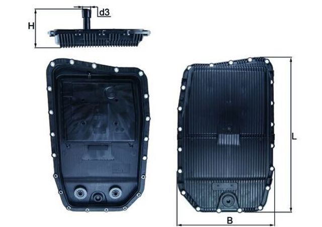 Піддон АКПП HX152 MAHLE