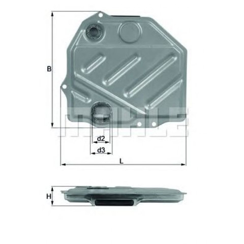 Фільтр коробки автомат HX48 MAHLE