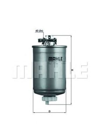 Фільтр паливний KL77 MAHLE