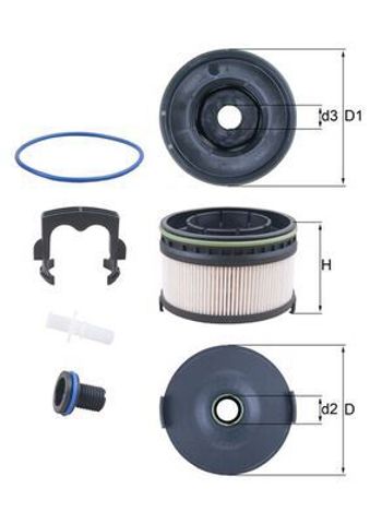 Фільтр-відстійник палива грубої очистки KX568KIT MAHLE