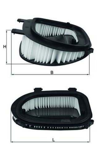 Фільтр повітряний LX3541 MAHLE
