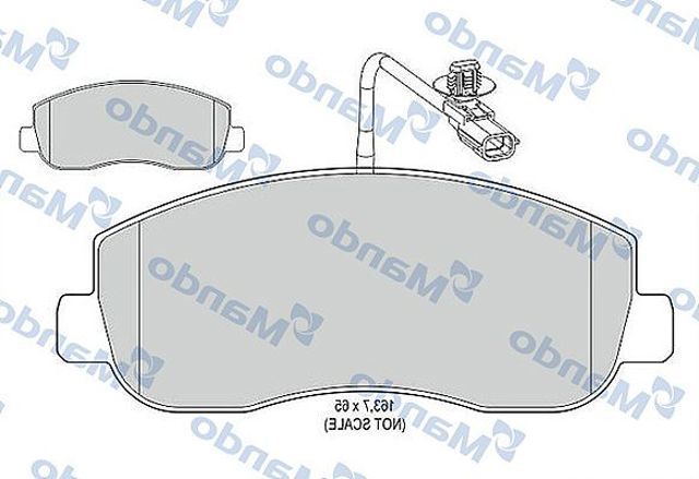 Колодки передні MBF015042 MANDO