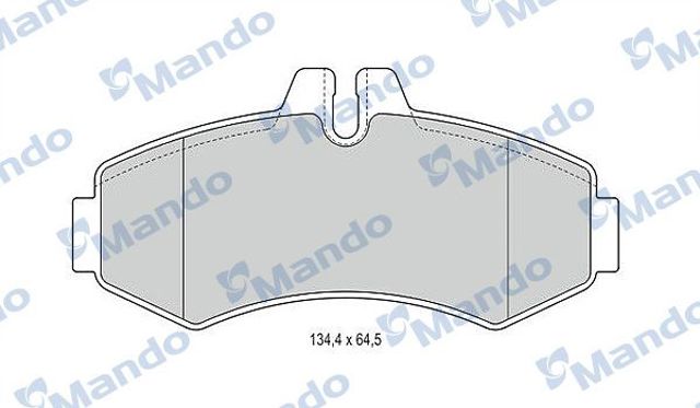 Передні гальмівні колодки MBF015660 MANDO
