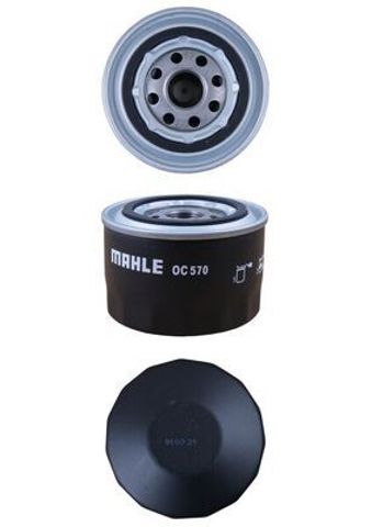 Масляний фільтр двигуна OC570 MAHLE