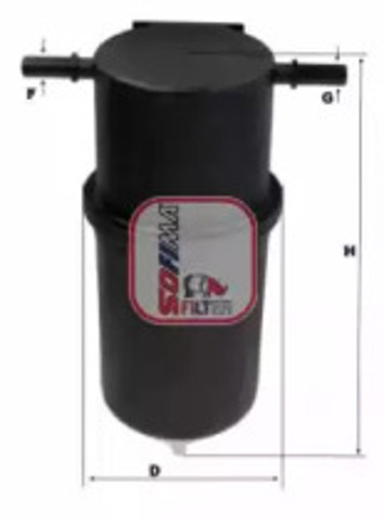 Фільтр тонкого очищення палива S4144NR SOFIMA