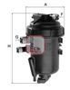 Корпус паливного фільтра S5163GC SOFIMA