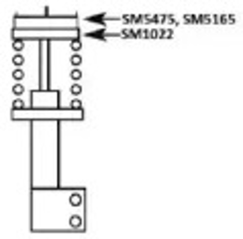 Опора стійки амортизатора переднього SM5475 KAYABA
