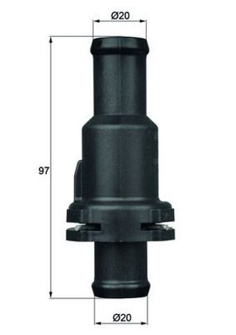 термостат додатковий TH575 MAHLE