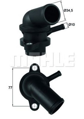Фланець термостата TI24087D MAHLE