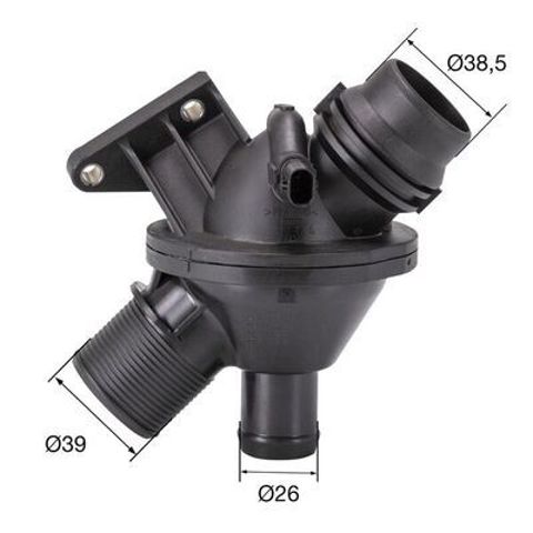 Корпус термостата в зборі TM25108 MAHLE