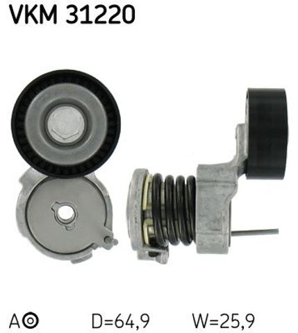 Натяжна планка поліклинового ременя VKM31220 SKF