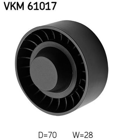 Ролик приводного ременя, паразитний VKM61017 SKF