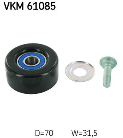 Ролик натяжителя ременя агрегатів VKM61085 SKF