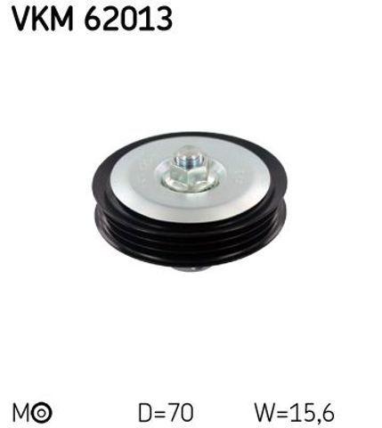 Ролик натягувача приводного ременя VKM62013 SKF