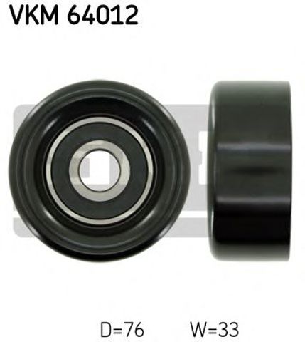 Ролик натяжителя ременя агрегатів VKM64012 SKF