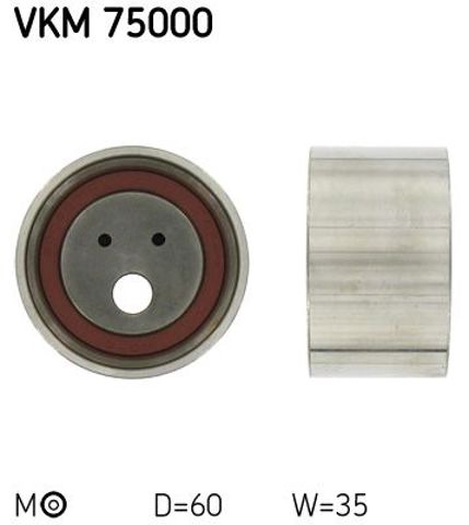 Ролик натяжителя газорозподільного ременя VKM75000 SKF