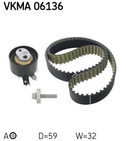 ГРМ ремень VKMA06136 SKF