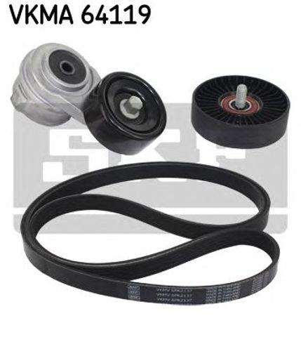 Ремінь приводний, агрегатів, комплект VKMA64119 SKF