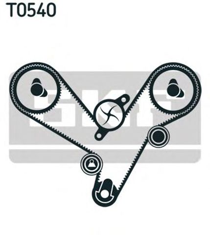 Ремни ГРМ VKMA95613 SKF