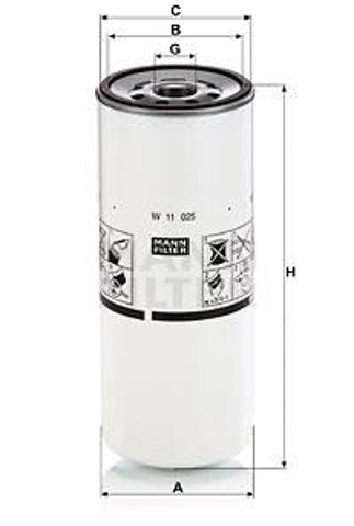 Фільтр масляний W11025 MANN