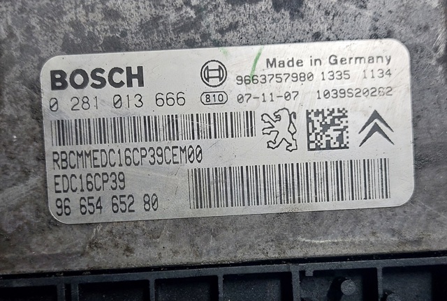 Мізки двигуна 0281013666 BOSCH