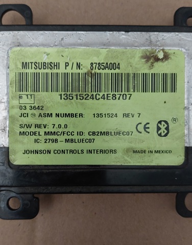 Блок керування Bluetooth 8785A004 MITSUBISHI