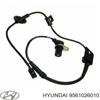 Датчик АБС (ABS) передній, лівий  на Hyundai SANTA-FE off-road vehicle (SM) (01.00 - 09.06) 2.0 CRDI (04.01 - ) D4EA 9561026010