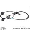 Датчик АБС (ABS) передній, правий Довжина, мм: 860 на Hyundai SANTA-FE off-road vehicle (SM) (01.00 - 09.06) 2.0 CRDI (04.01 - ) D4EA 9562026010