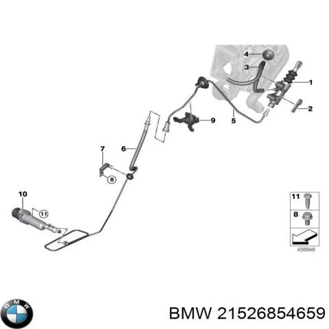 Циліндр зчеплення робочий 21526854659 BMW
