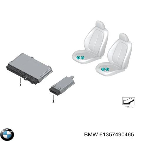 Модуль управління (ЕБУ) переднього сидіння 61357490465 BMW