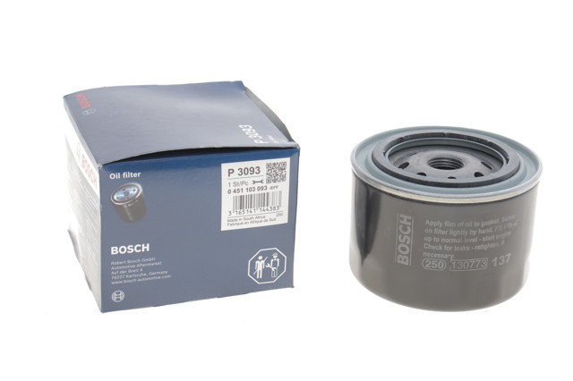 Фільтр масляний opel omega a (v87) 2.6 i (f19, m19, n19) 1986.09 - 1994.05 bosch (0451103093) виробник: bosch. код запчастини: 0451103093. група: фільтри. підгрупа: масляні фільтри. застосування: opel omega a (v87) 2.6 i (f19, m19, n19) 1986.09 - 1994.05.
