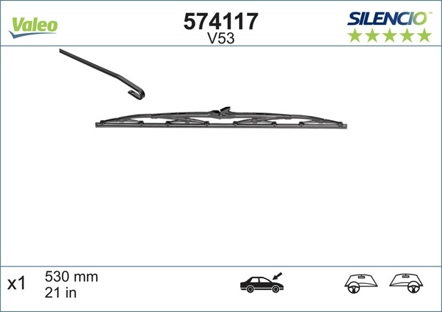 Двірник задній 574117 VALEO