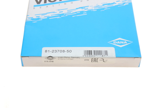Сальник коленвала двигуна, задній 812370850 VICTOR REINZ