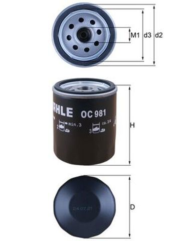 Фільтр масляний skoda favorit forman (785) 1.3 1988.06 - 1995.06 mahle (oc981) виробник: mahle. код запчастини: oc981. група: фільтри. підгрупа: масляні фільтри. застосування: skoda favorit forman (785) 1.3 1988.06 - 1995.06. d2: 71,0 мм. № артикула реком