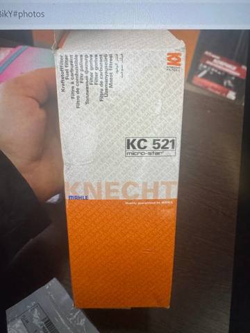 Фільтр тонкого очищення палива KC521 MAHLE