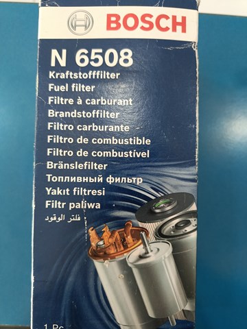 Фільтр тонкого очищення палива N6508 BOSCH