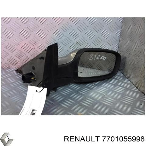 Корпус дзеркала заднього виду, правий 7701055998 RENAULT