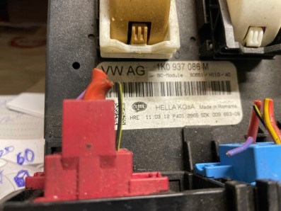 Блок управління комфорту 1K0937086M VAG