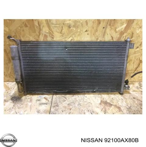Радіатор кондиціонера 92100AX80B NISSAN