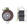 Ролик натягувач T43050 GATES