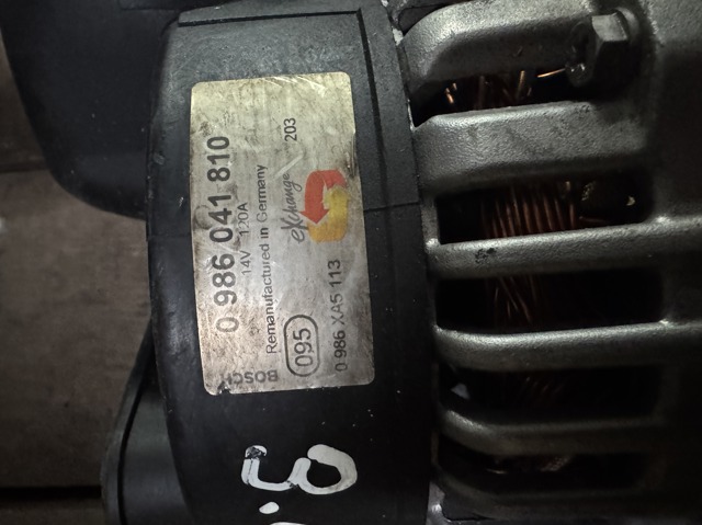 Генератор 0986041810 BMW