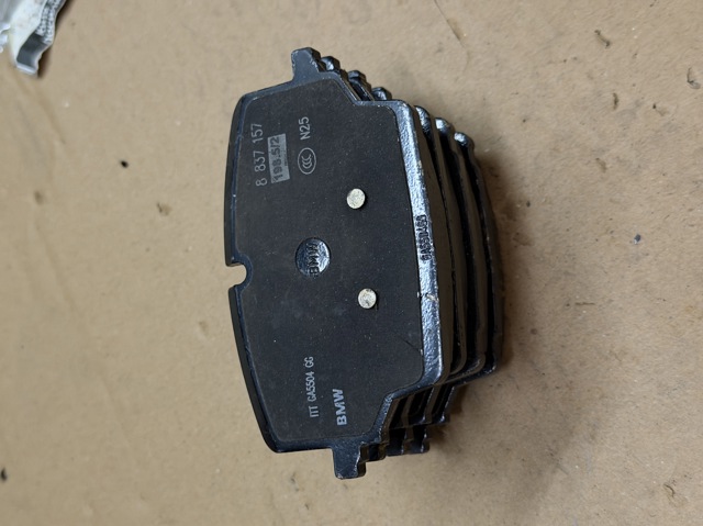 Колодки передні 34108837161 BMW