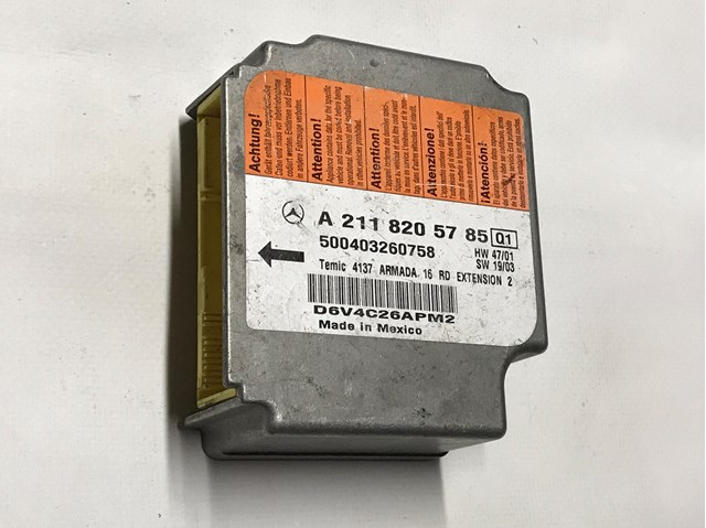 Модуль-процесор керування подушки безпеки A2118205785 MERCEDES