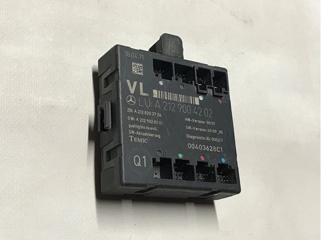 Блок комфорту передніх дверей A2129004202 MERCEDES