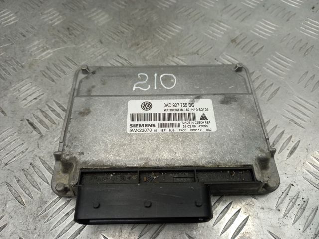 Управління включенням КОМ 0AD927755BG VAG
