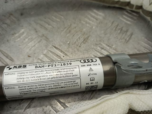 Подушка безпеки, шторка бічна, права, AIRBAG 4H4880742D VAG