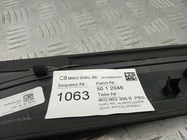 Декоративна накладка центральної консолі 4K0863306BPBS VAG